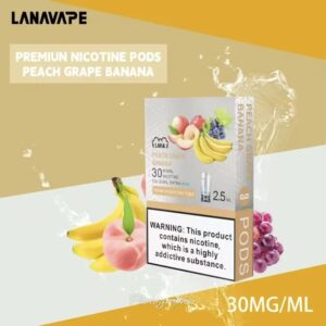桃子葡萄香焦|Lana煙彈推薦口味 一盒三顆入 熱帶水果風味