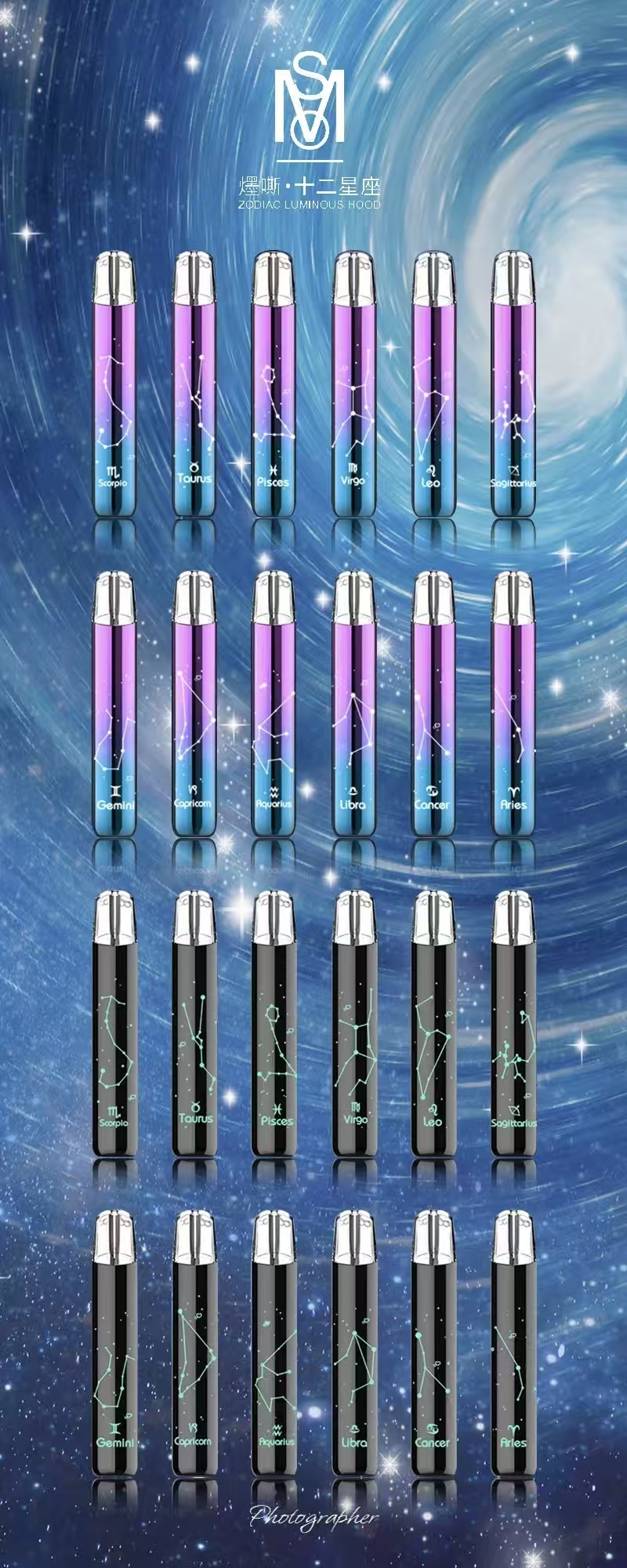 MOS爅嘶十二星座發光主機 結合科技與星座美學 LED炫彩燈效 - 图片 3